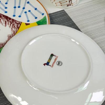 wholesale quality hermes hippomobile set of 2 plates n2